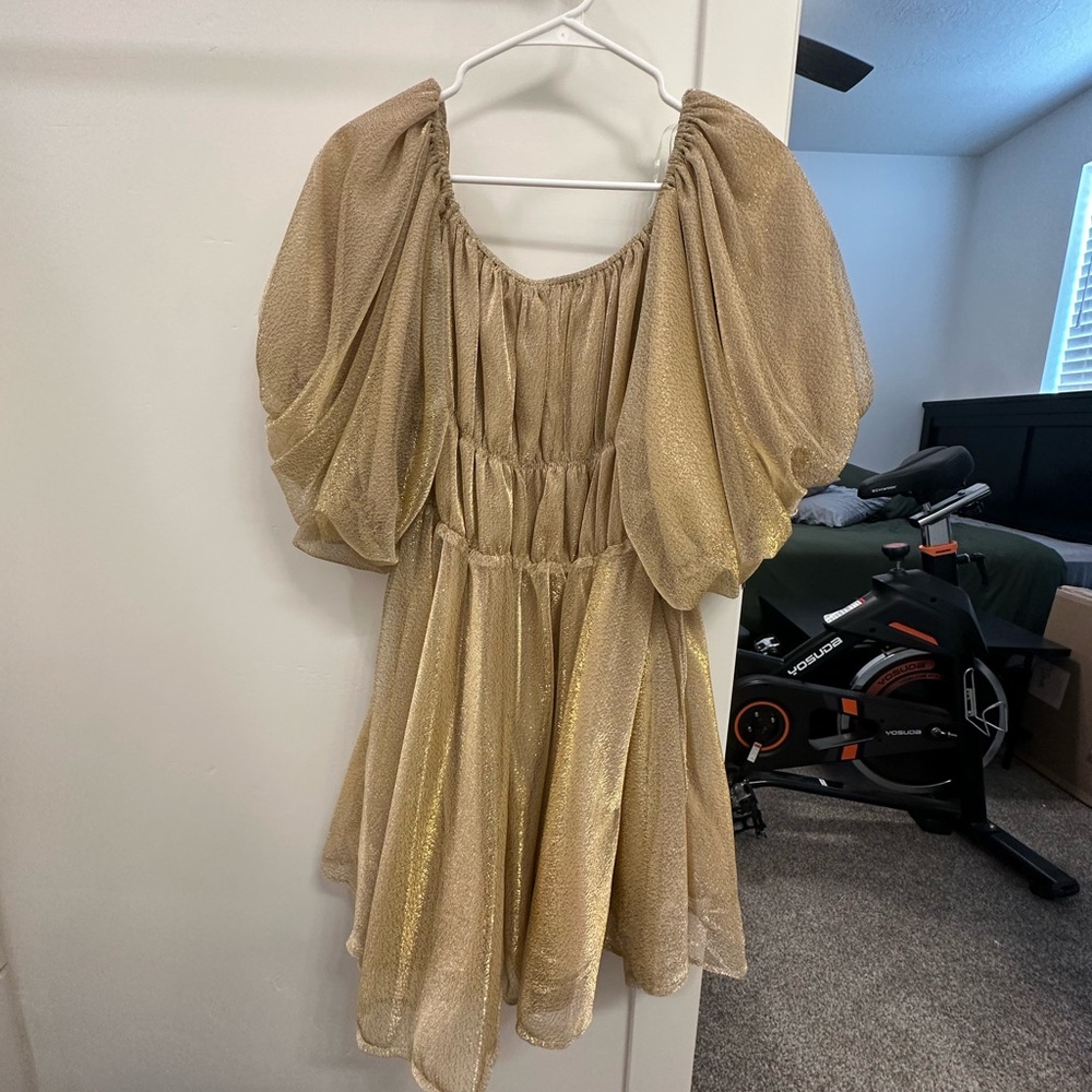 Altar’d State Gold Dress